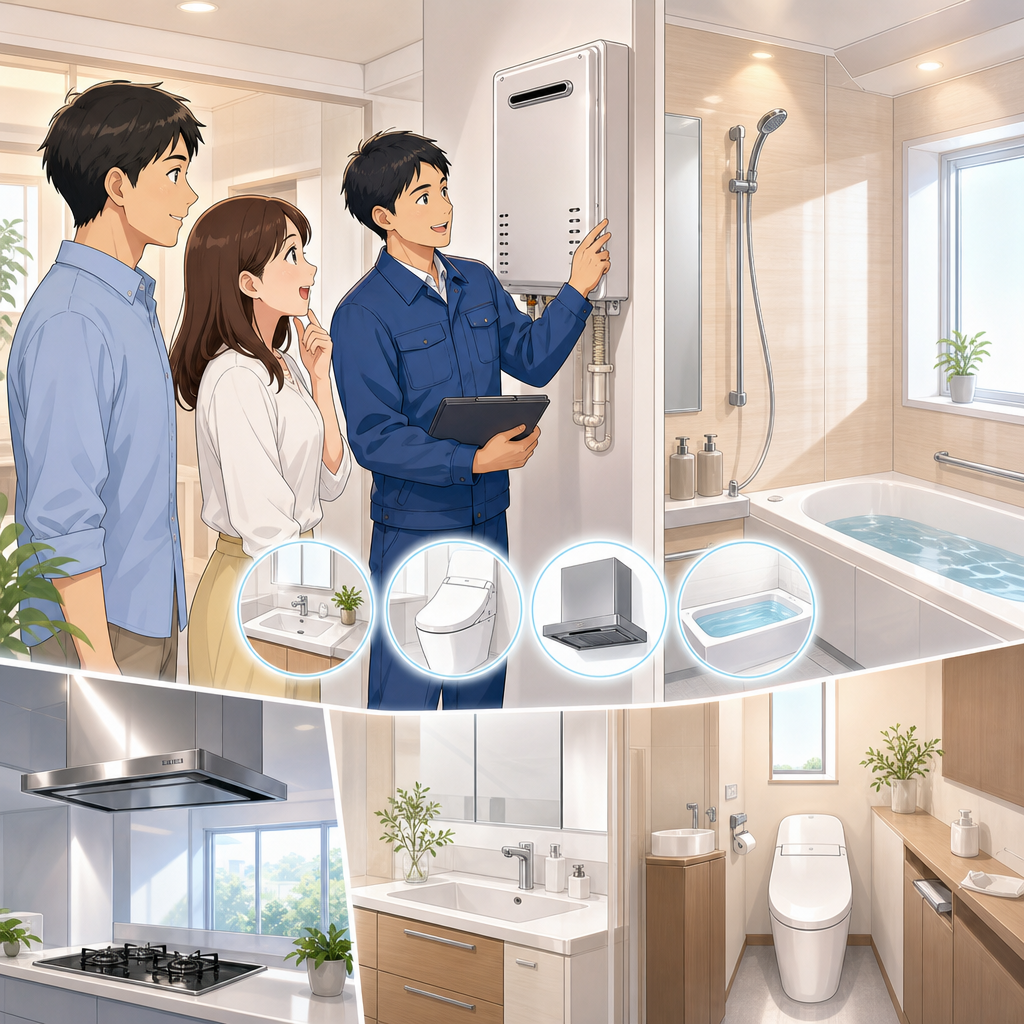 浴室と給湯器工事、10年目の水回り不安を減らす点検